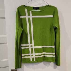 P2P 19" Jones New York Green Long Sleeve Top